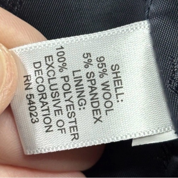 Banana Republic Button Blazer Jacket Wool Blend Office Career Wear Size 2 - Picture 8 of 10